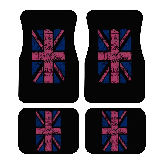 Union Jack - London - Vintage Look Car Mats
