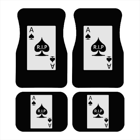 Rest in Peace Ace of Spades Car Mats