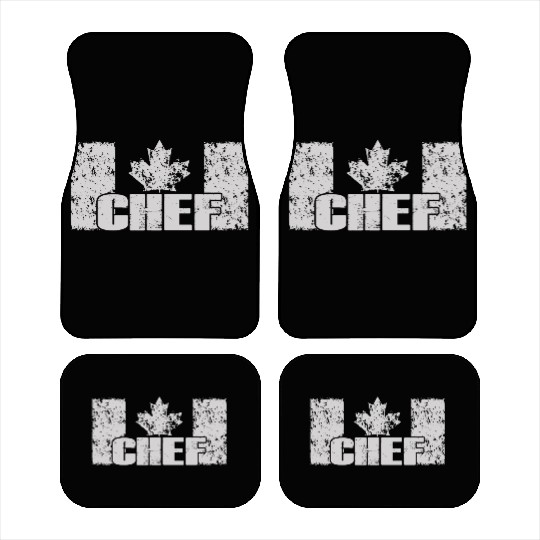 chef- canadian chef Car Mats
