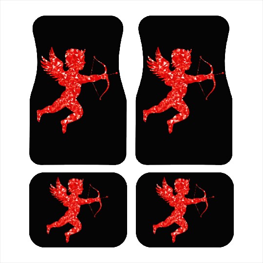 Ruby Martin74 Cupid Silhouette Car Mats