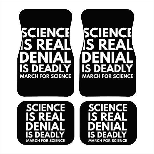 Science Is Real Car Mats
