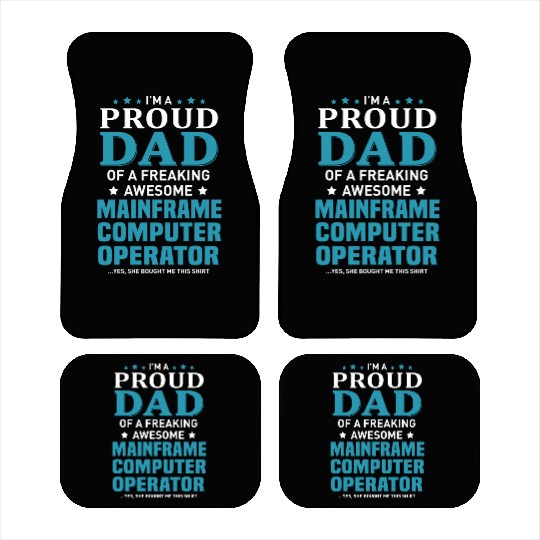 Mainframe Computer Operator Car Mats