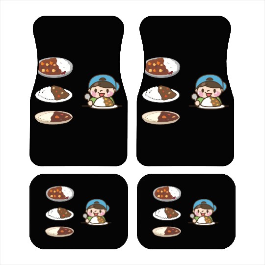 Japanese Curry Rice Car Mats