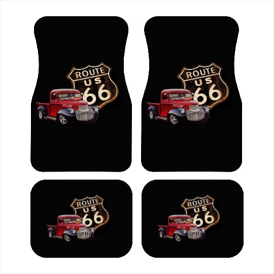 Route 66 Street Rod Car Mats