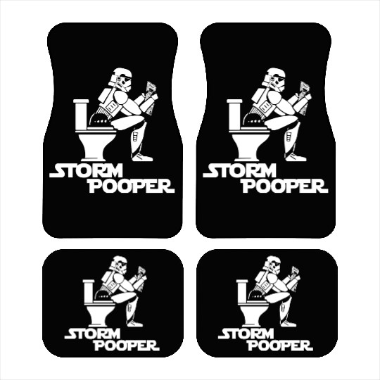 Storm Trooper Pooper Car Mats
