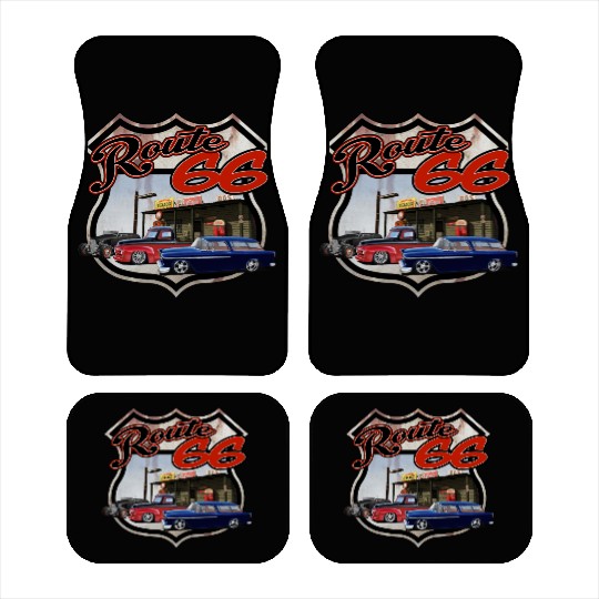 Route 66 Triple Car Mats