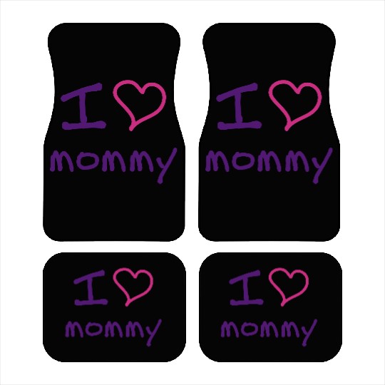 I love mommy Car Mats