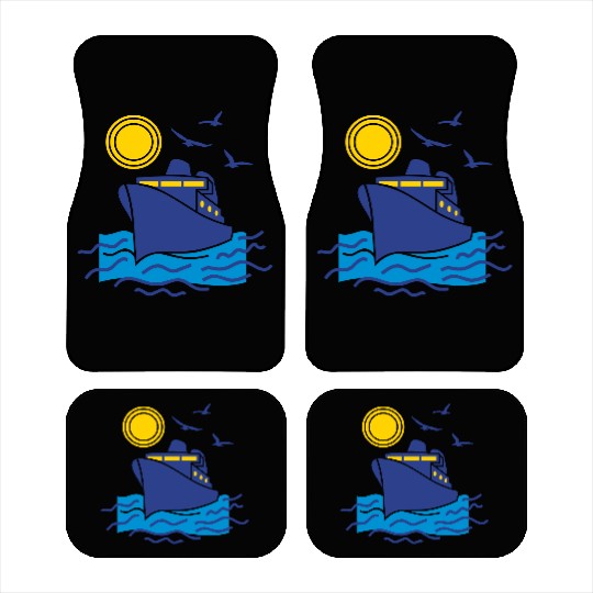 sailing cruise ship Car Mats