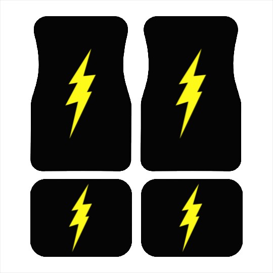 Lightning Bolt Car Mats