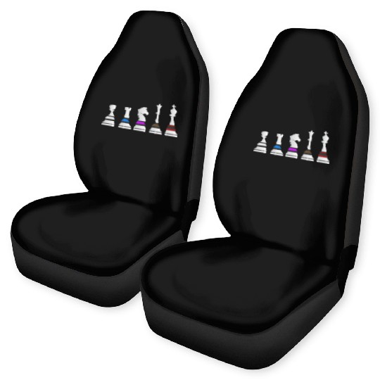 Jiu Jitsu BJJ Chess Belts Light Car Seat Covers