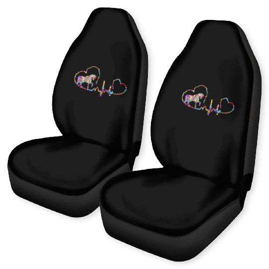 Horse ecg Car Seat Covers