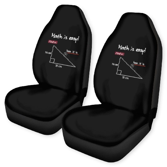 Math Is Easy Car Seat Covers