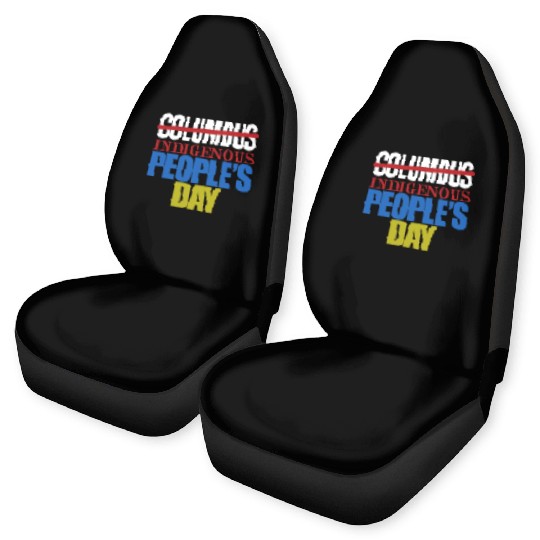 Columbus Indigenous People's Day Indian Native Ame Car Seat Covers