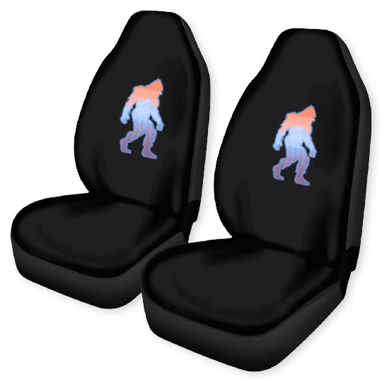 Mt Rainier Bigfoot Sasquatch Car Seat Covers
