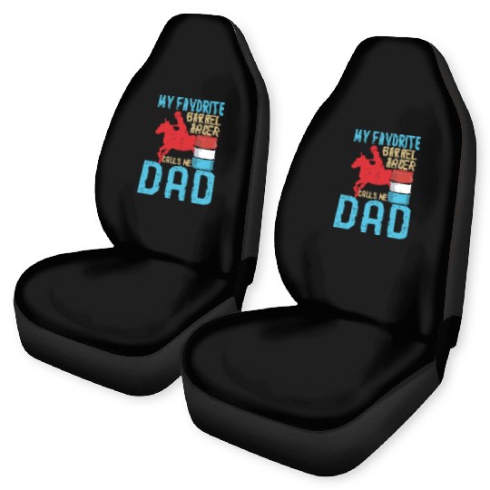 Barrel Racer Dad Car Seat Covers