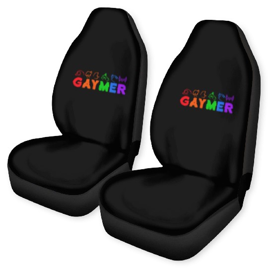gaymer / gay pride gamer Car Seat Covers