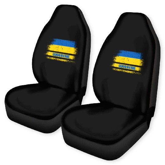 Ukraine vintage flag Car Seat Covers