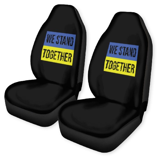 Ukraine We Stand Together Car Seat Covers