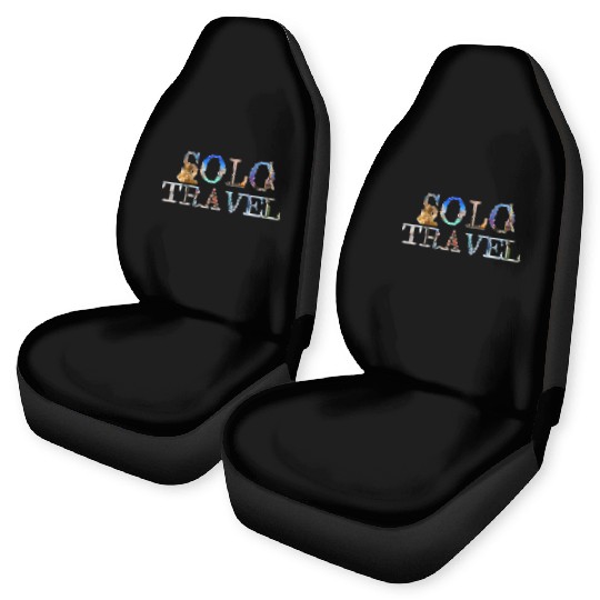 in love with solo travel, in all seasons Car Seat Covers