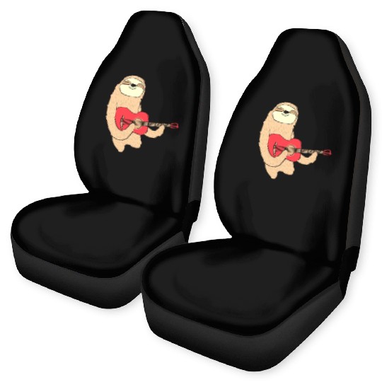 SLOTH WITH GUITAR Car Seat Covers