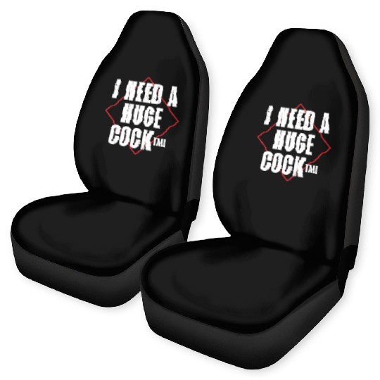 I Need A Huge Cocktail | Bourbon Drinker Car Seat Covers |