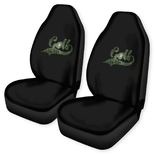 GOLF IS LIFE Distressed Look Car Seat Covers