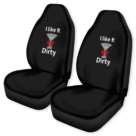 Martini Lover I Like It Dirty Martini Women Men Car Seat Covers