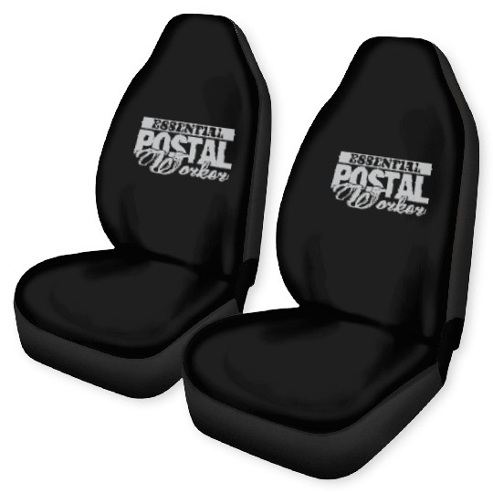 Essential Postal Worker Mailman Postman Courier Car Seat Covers