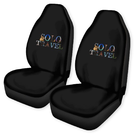 in love with solo travel, in all seasons Car Seat Covers