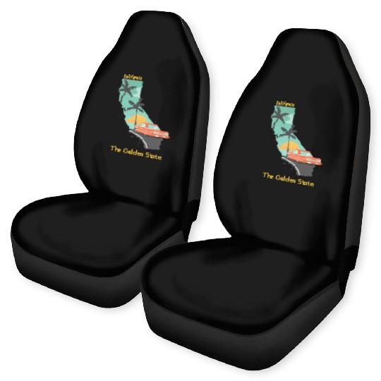 California The Golden State Car Seat Covers