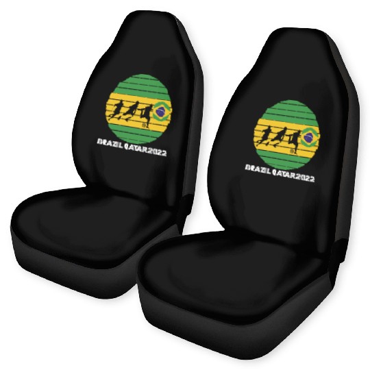 Brazil Soccer Car Seat Covers,