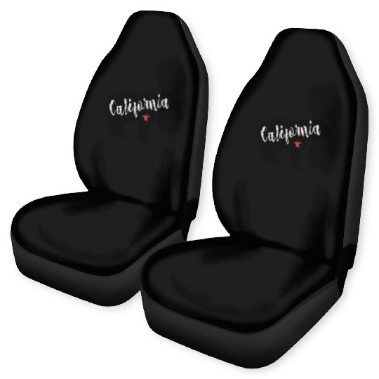 California Bear Flag Car Seat Covers