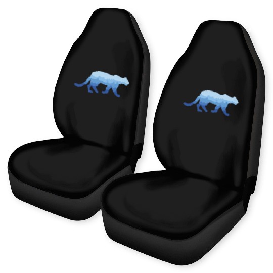Mountain Lion and Mountain Biker Car Seat Covers