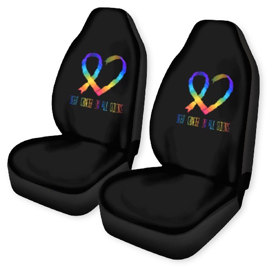 Cancer Sucks In Every Color Fighter Fight Support Car Seat Covers