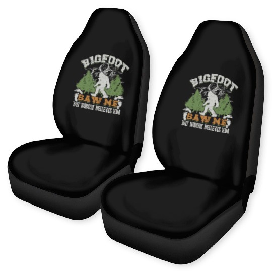Bigfoot saw me but nobody believes him - folklore Car Seat Covers