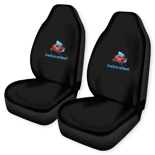 Ladybug back to school Car Seat Covers