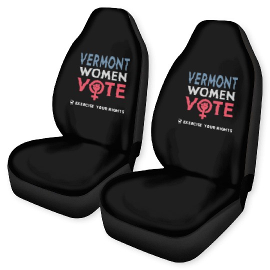 Vermont Women Vote Voter 2022 Election Feminist Car Seat Covers