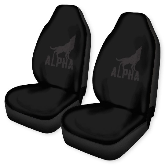Alpha - wolf lover Car Seat Covers