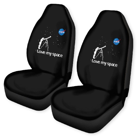 NASA I Love My Space Telescope Galaxy Car Seat Covers