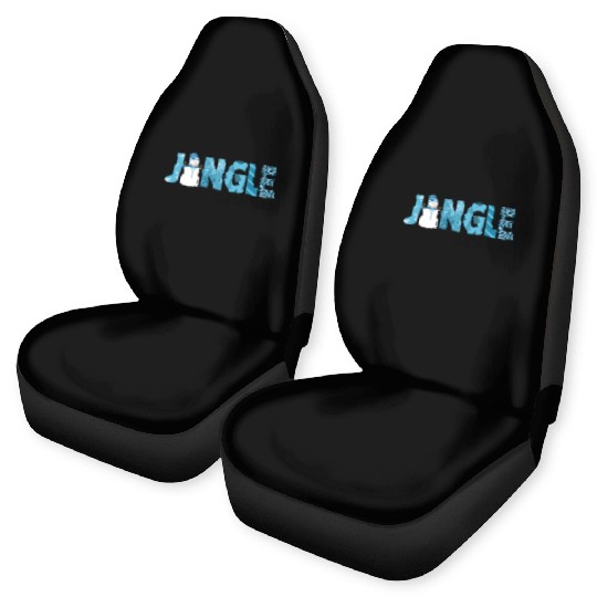 Jingle all the way sublimation Car Seat Covers