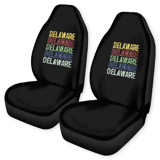 Delaware State USA America United States Car Seat Covers
