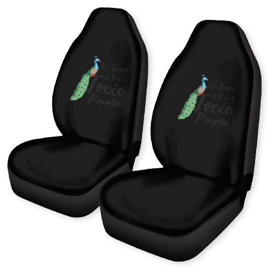 Peacock Positivity Peacock Fan Toxic People Nature Car Seat Covers