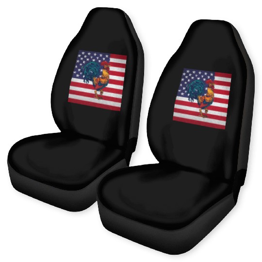 Rooster Cock Car Seat Covers