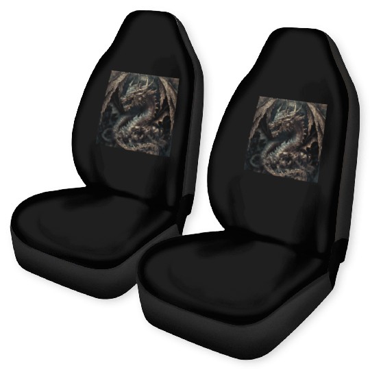Dark fantasy dragon cover version 1 Car Seat Covers