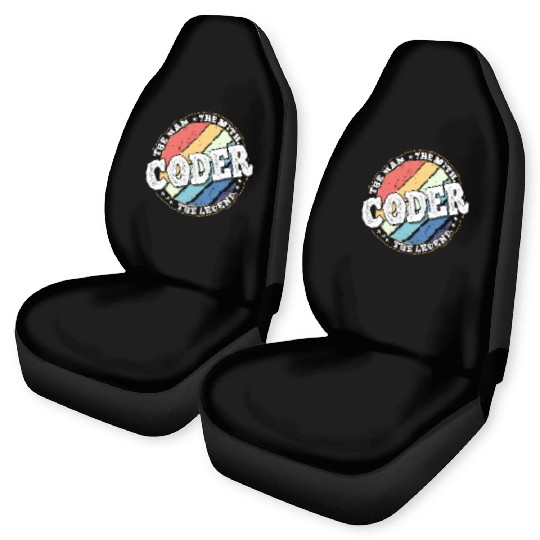 Coder. The man. The myth. The legend. Car Seat Covers