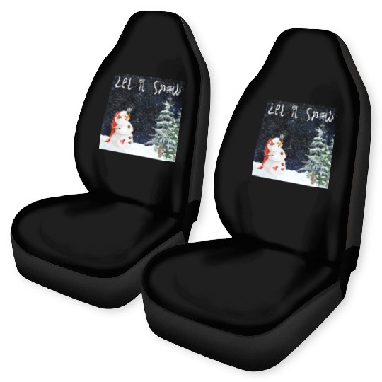 Snowman - Let it snow Car Seat Covers