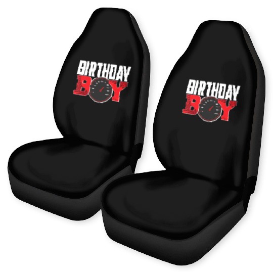Birthday Boy Race Car Racing Car Driver Birthday p Car Seat Covers