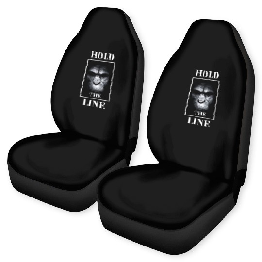APE Monkey Face "Hold the Line" Car Seat Covers