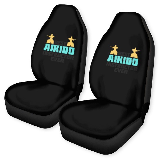 Aikido Instructor Japan Taekwondo Karate Martial Car Seat Covers