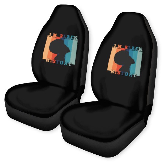 i m black history Car Seat Covers